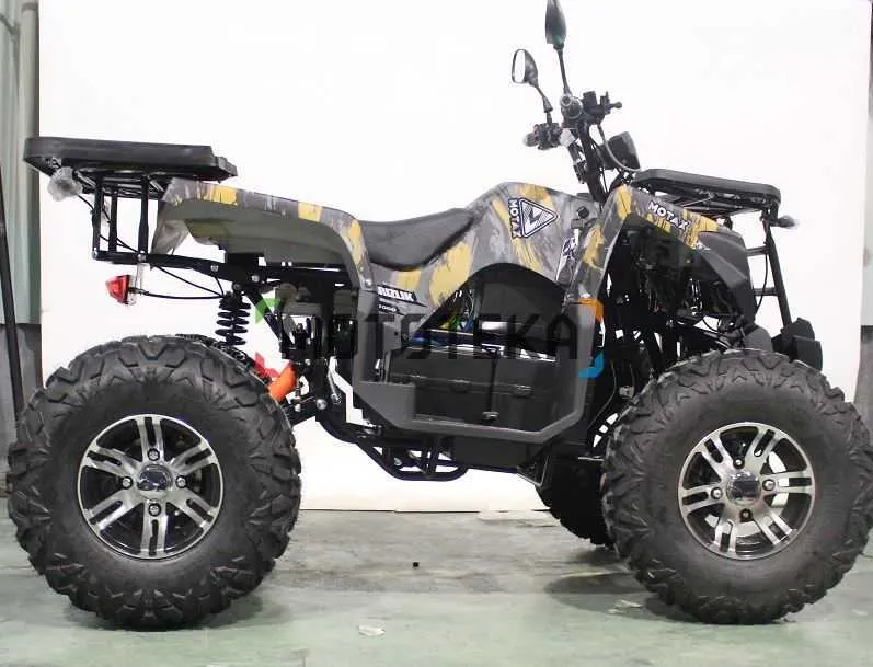 Электроквадроцикл Motax (Мотакс) Grizlik E3000 R чёрный/зелёный (машинокомплект)