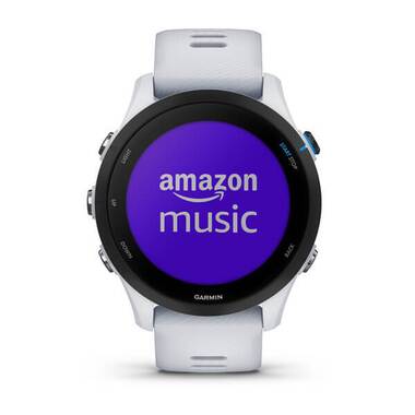 Спортивные часы Garmin (Гармин) Forerunner 255 Music, GPS, белый (010-02641-31) | Мототека