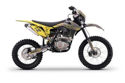 Мотоцикл кроссовый / эндуро BSE (БСЕ) Z2 L 21\18 Split Yellow