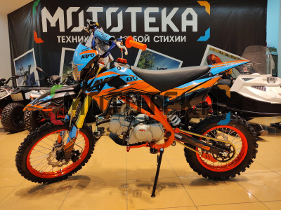 Питбайк KAYO (Кайо) EVOLUTION K125EM 17/14 KRZ (механ. сцепл., эл. стартер 2024 г.)