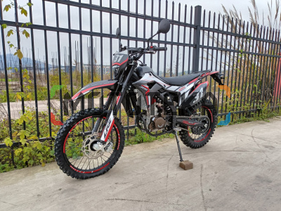 Мотоцикл кроссовый / эндуро Regulmoto (Регулмото) CR - Z 350 чёрный/серый с ПТС