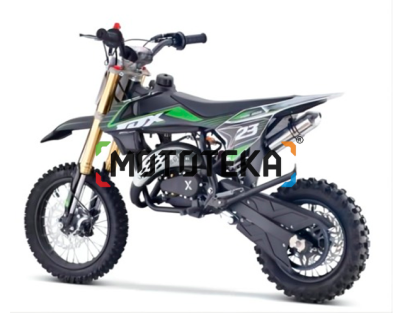 Мотоцикл кроссовый / эндуро Motax (Мотакс) Мини - кросс 60 PS (мех./ст.) белый/оранжевый для детей