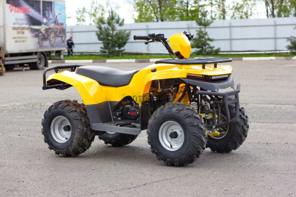 Квадроцикл детский IRBIS (Ирбис) ATV 125 2023 желтый с ПСМ | Мототека